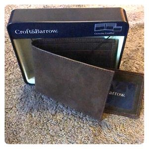 Tri-Fold Leather Wallet